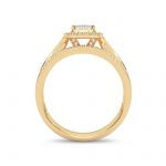 10K 0.50ct Diamond Bridal Ring - Image 3
