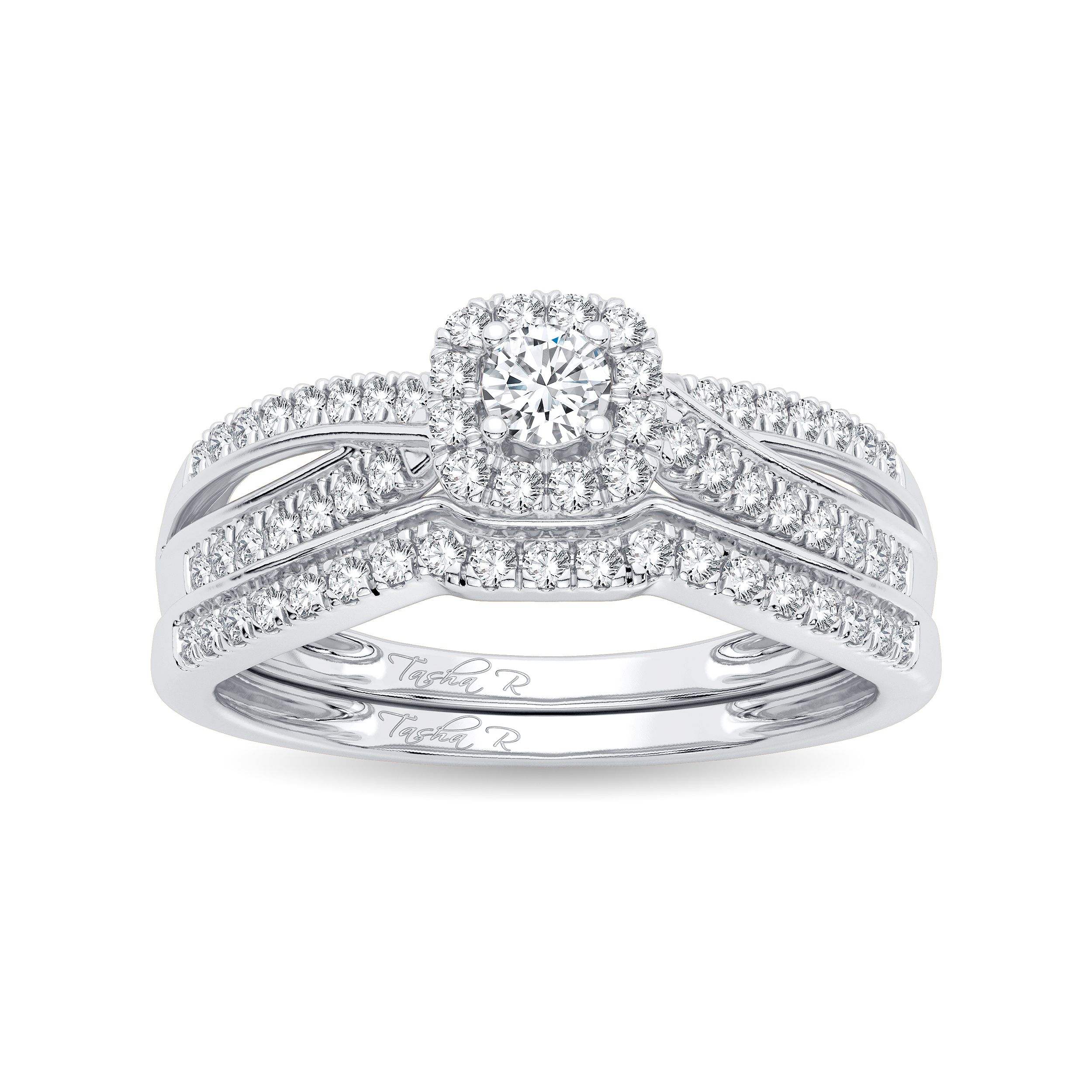 048545_1.jpg 14K 0.33ct Diamond Bridal Ring - Image 1