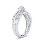 14K 0.33ct Diamond Bridal Ring - Image 2