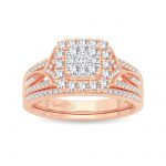 10K 0.50ct Diamond Bridal Ring