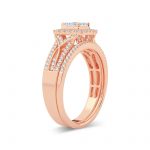 10K 0.50ct Diamond Bridal Ring - Image 2