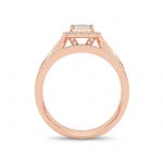 10K 0.50ct Diamond Bridal Ring - Image 3