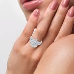 14K 1.00CT Diamond Bridal Ring - Image 4