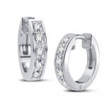 10K 0.05CT Diamond Earring - Image 2