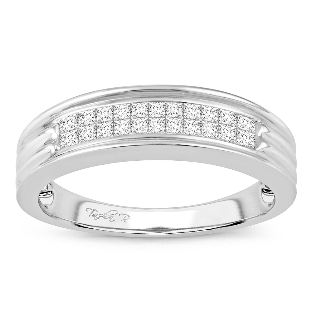 13757_1.jpg 14k 0.50ct Mens Band - Image 1