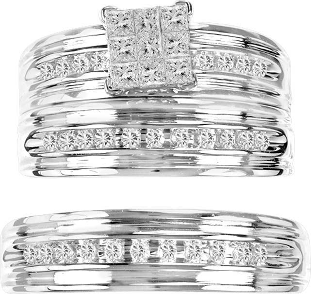 14516.jpg 14K 0.53CT Diamond TRIO SET - Image 1