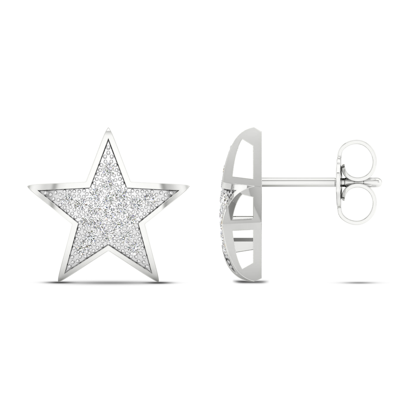 27506.jpg 10K 0.10CT Diamond Earring - Image 1