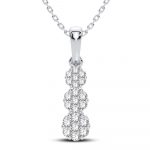 14K 0.25CT Diamond Pendant