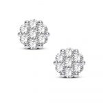 14K 0.32CT Diamond Earring - Image 2