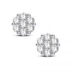 14K 0.75CT Diamond Earring - Image 2