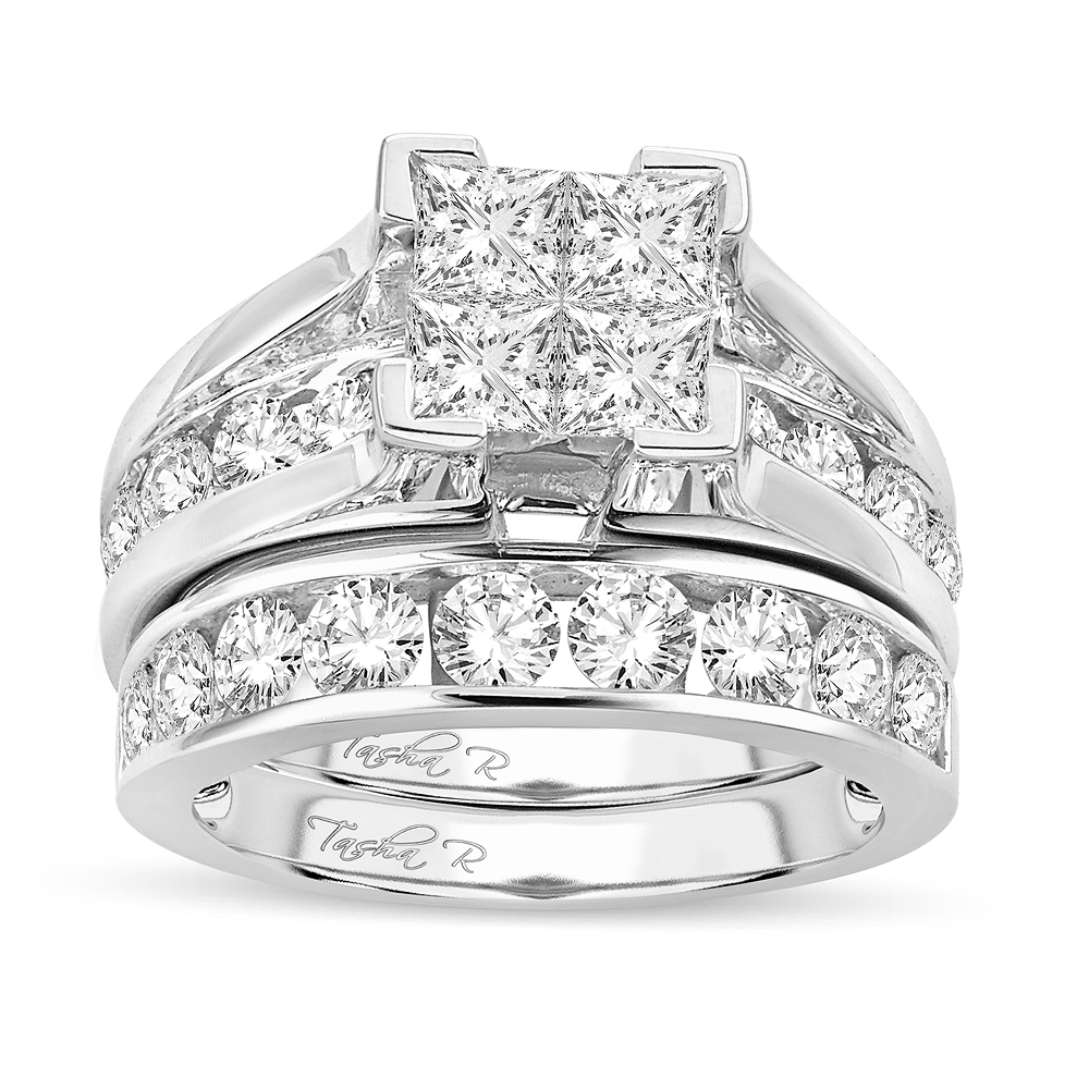 29731_1.jpg 14K 4.00CT Diamond BRIDAL RING - Image 1
