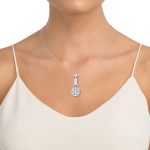 14K 0.15CT Diamond Pendant - Image 2