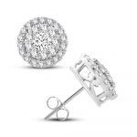 14K  1.01CT  Diamond  EARR.