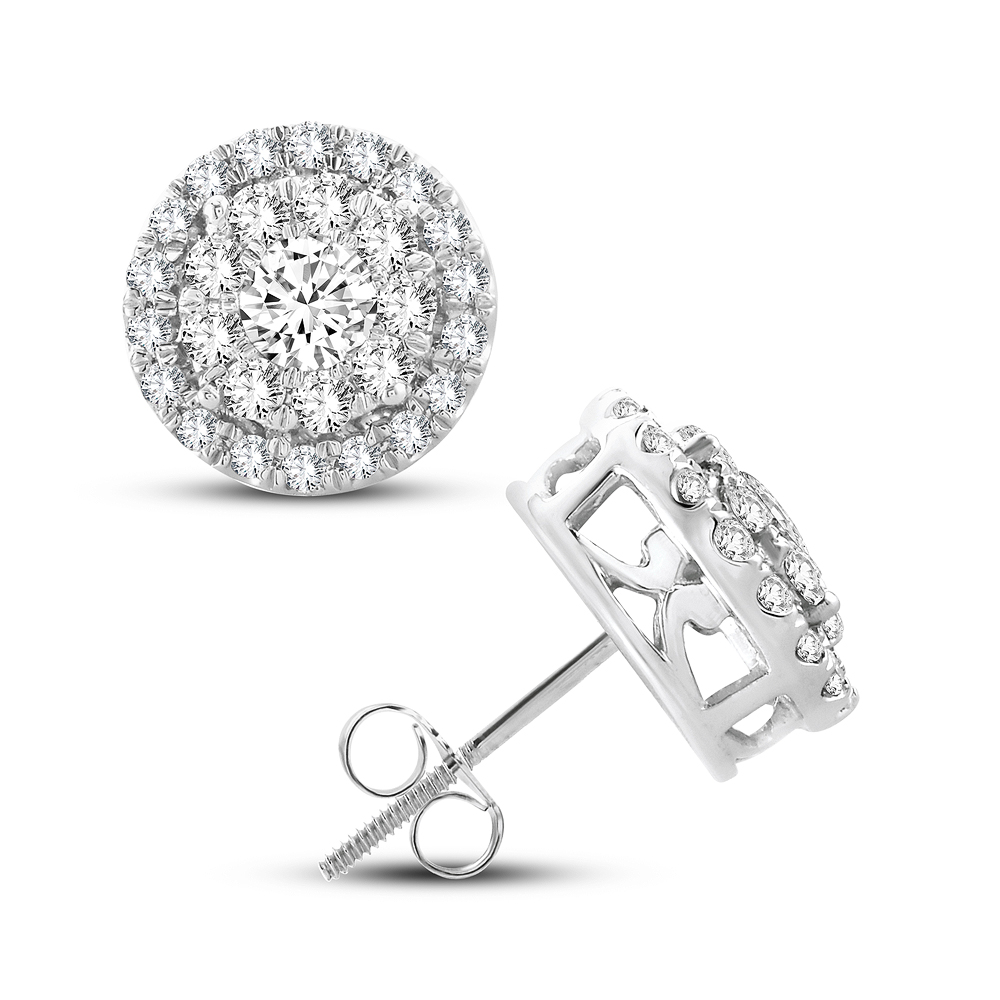 30539_1.jpg 14K 1.01CT Diamond EARR. - Image 1