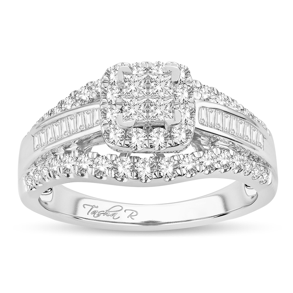 30953_1-1.jpg 14K 0.50CT PR/CT Diamond BRIDAL RING - Image 1
