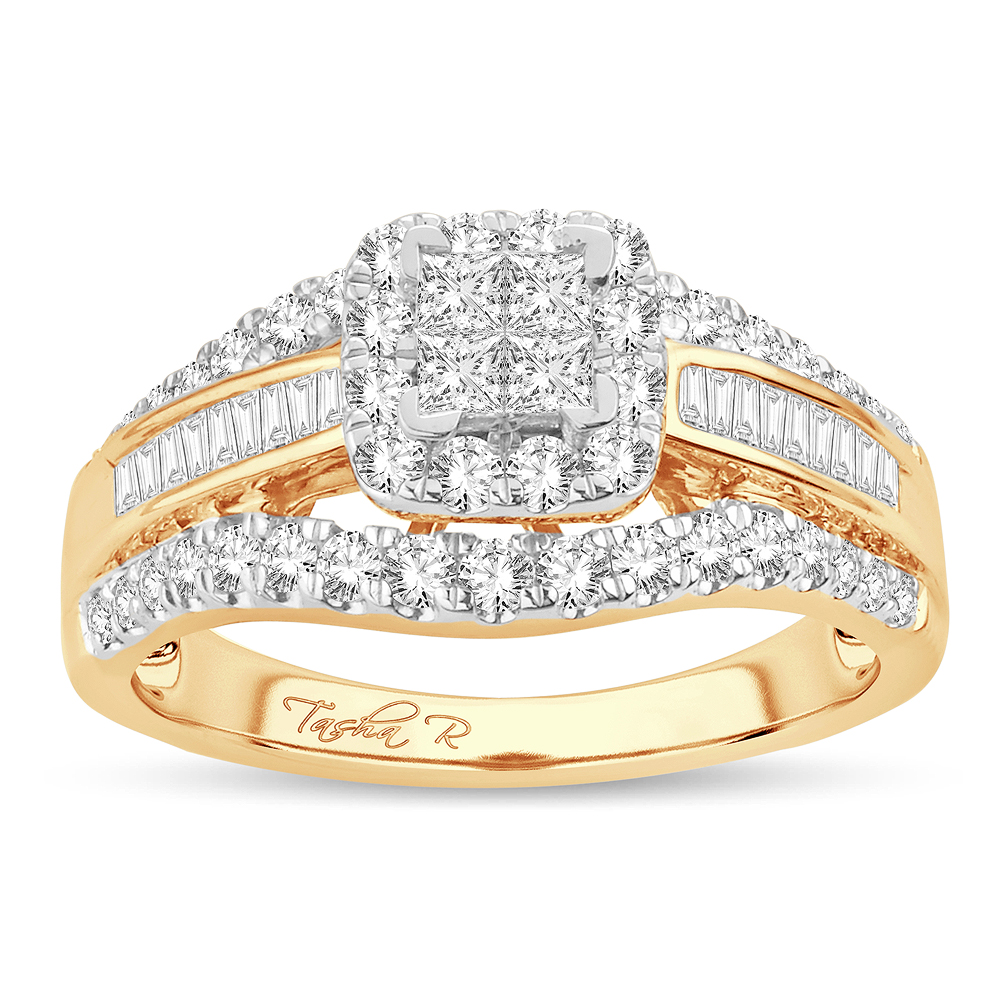 31073_1-3.jpg 14K 3.00CT PR/CT Diamond BRIDAL RING - Image 1
