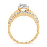 14K  2.00CT PR/CT  Diamond BRIDAL   RING - Image 3