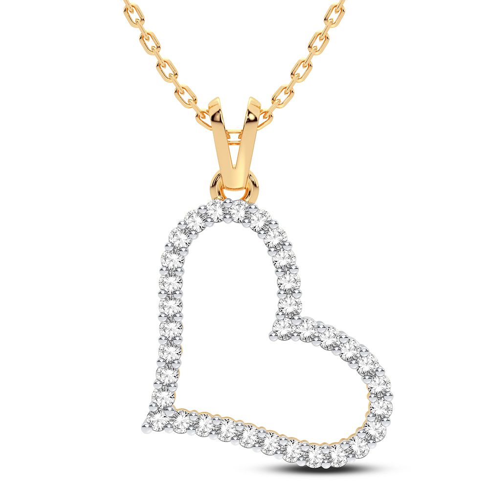 31580_1.jpg 14K 0.25CT Diamond Pendant - Image 1