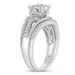 14K  0.75CT  DIAMOND  BRIDAL  RING - Image 2