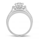 14K  0.75CT  DIAMOND  BRIDAL  RING - Image 3