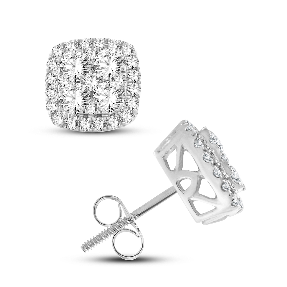 33455_1.jpg 14K 1.00CT DIAMOND EARR - Image 1