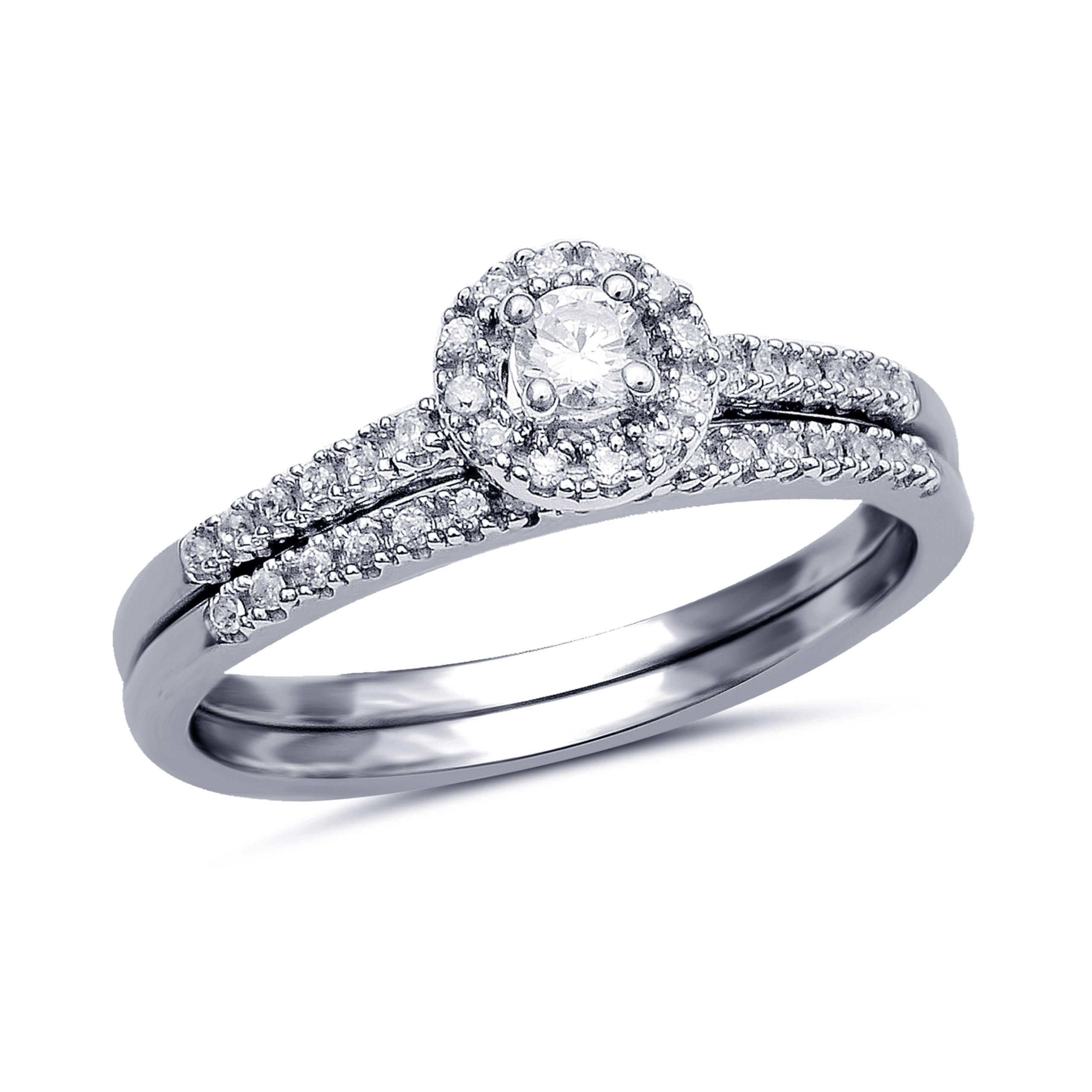 33713_1.jpg 10k 0.30ct Bridal Set - Image 1