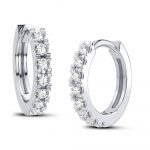 14K 0.25CT Diamond Earring - Image 2