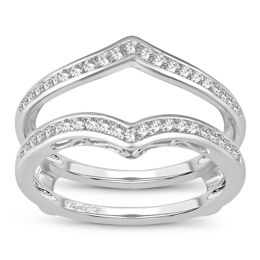 34108_1.jpg 14K 0.38CT Diamond RING GUARD - Image 1