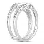 14K  0.38CT  Diamond RING GUARD - Image 2