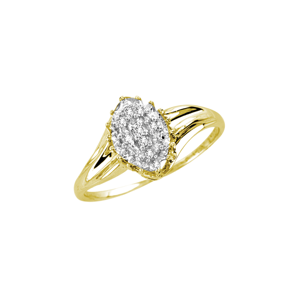 34429.jpg 10K 0.02CT Diamond Fashion Ring - Image 1