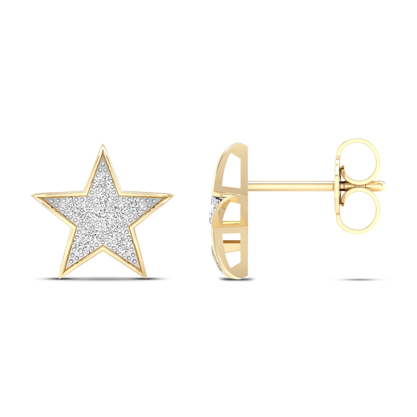 34462.jpg 10K 0.05CT Diamond Earring - Image 1