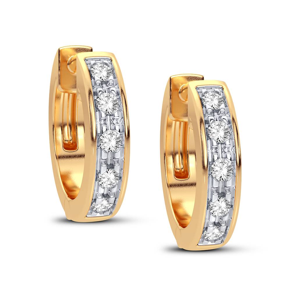 34477_1.jpg 10K 0.05CT Diamond Earring - Image 1