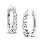 14K 0.27CT Diamond Earring - Image 2