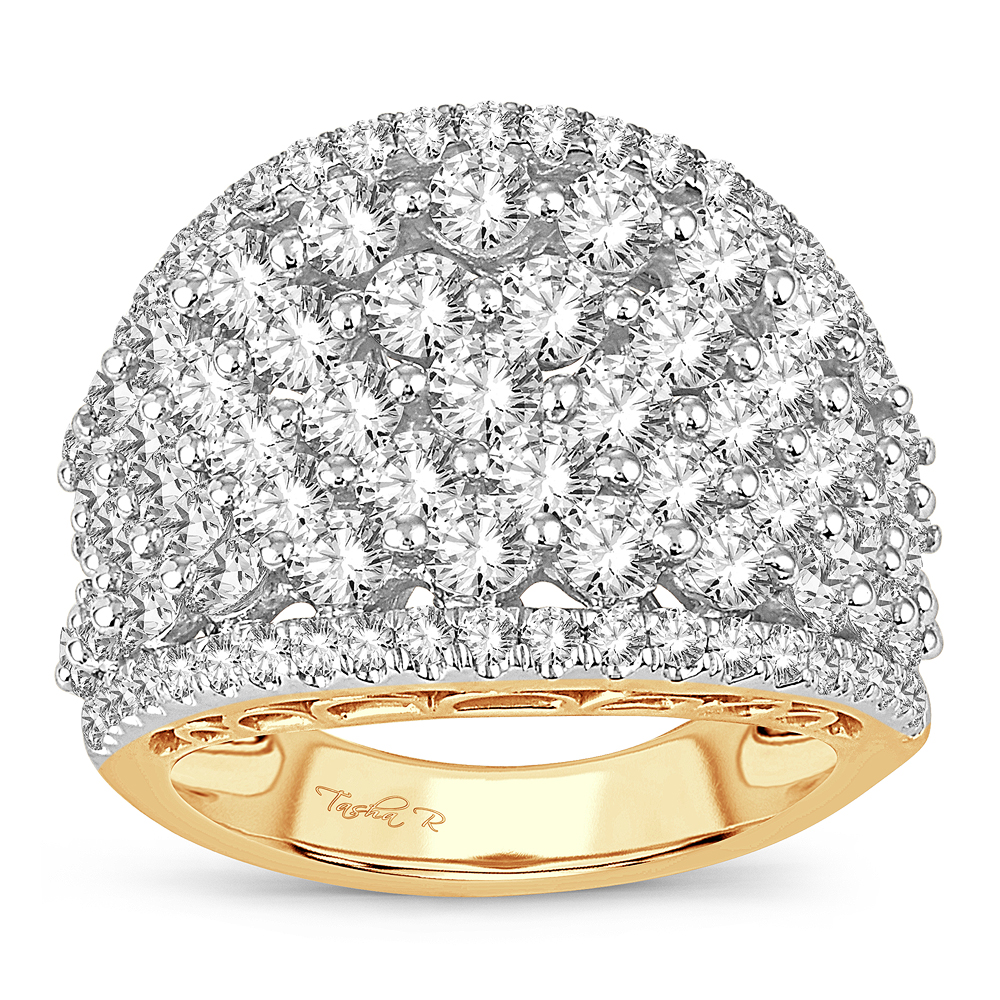 34711_1.jpg 14K 3.00ct Ladies Band - Image 1
