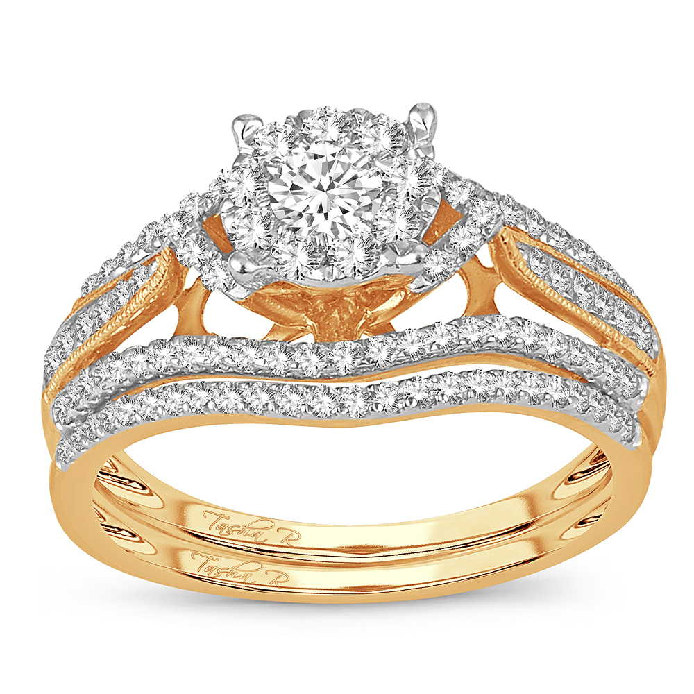 34978_1.jpg 14K 0.75CT DIAMOND BRIDAL RING - Image 1