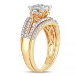 14K  0.75CT  DIAMOND  BRIDAL  RING - Image 2