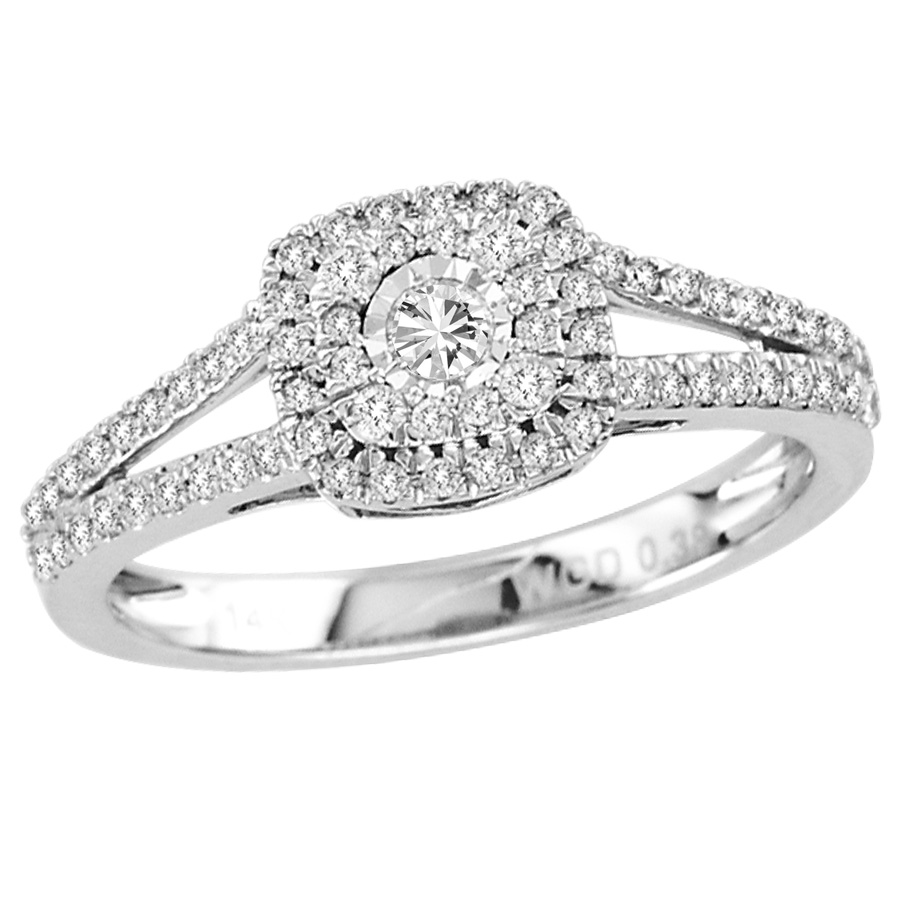 35927.jpg 14K 0.38CT Diamond RING - Image 1