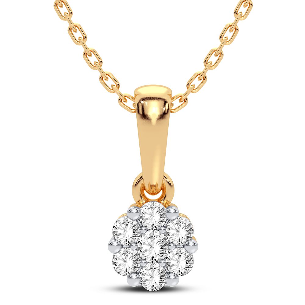 36090_1.jpg 14K 0.15CT Diamond Pendant - Image 1