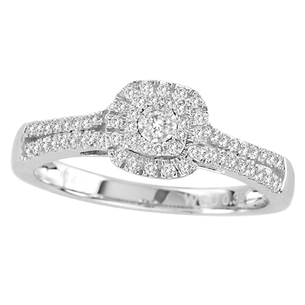 37013.jpg 14K 0.30CT Diamond RING - Image 1