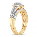 14K 1.00CT DIAMOND  BRIDAL RING - Image 2