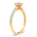 10K 0.09CT Diamond Ring - Image 2