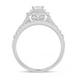 14K 1.00CT Diamond BRIDAL RING - Image 3