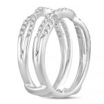 14K  0.33CT Diamond RING GUARD - Image 2
