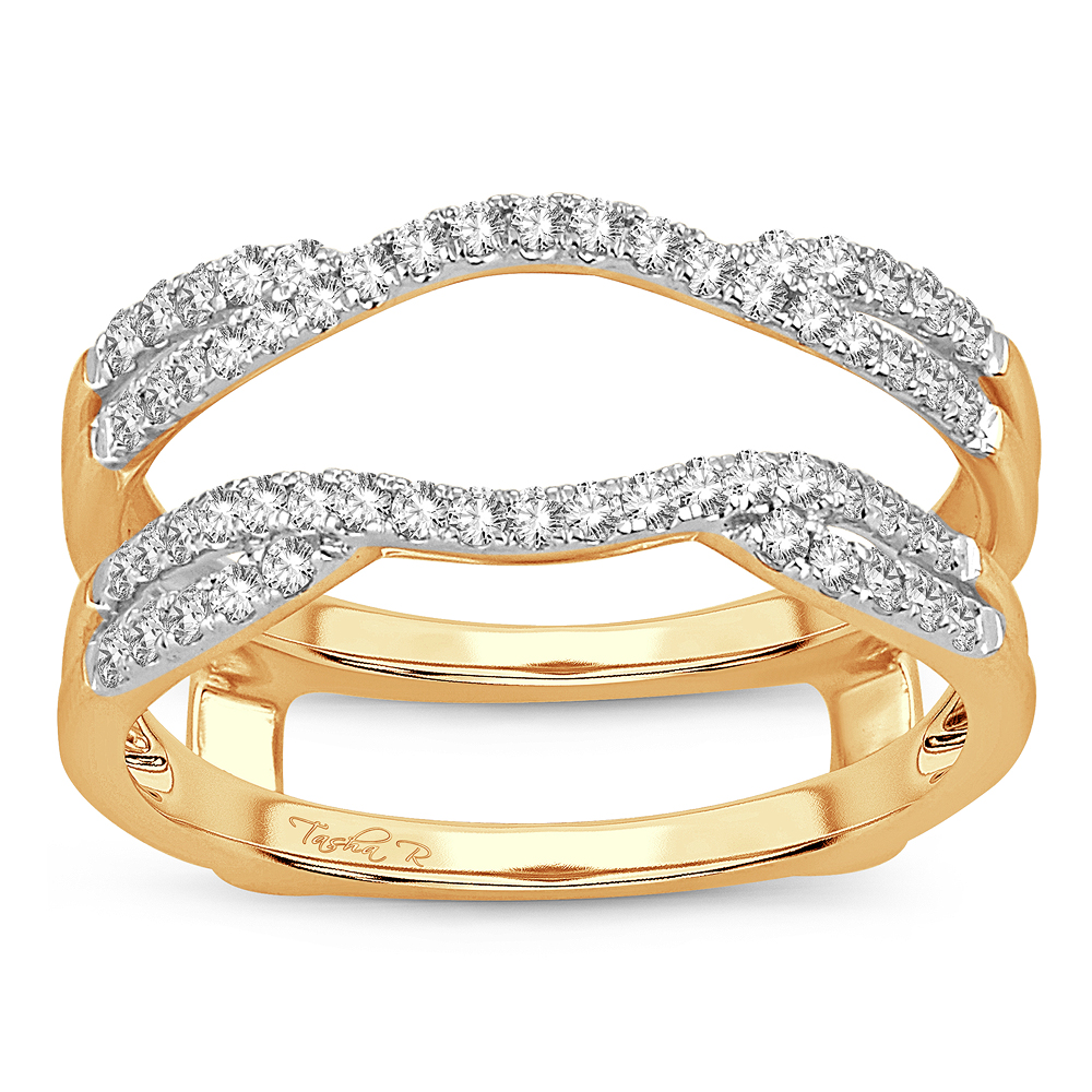 37403_1.jpg 14K 0.33CT DIAMOND RING GUARD - Image 1