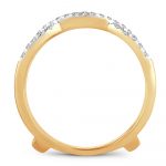 14K   0.33CT DIAMOND RING GUARD - Image 3