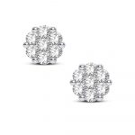 14K 0.32CT Diamond Earring - Image 2