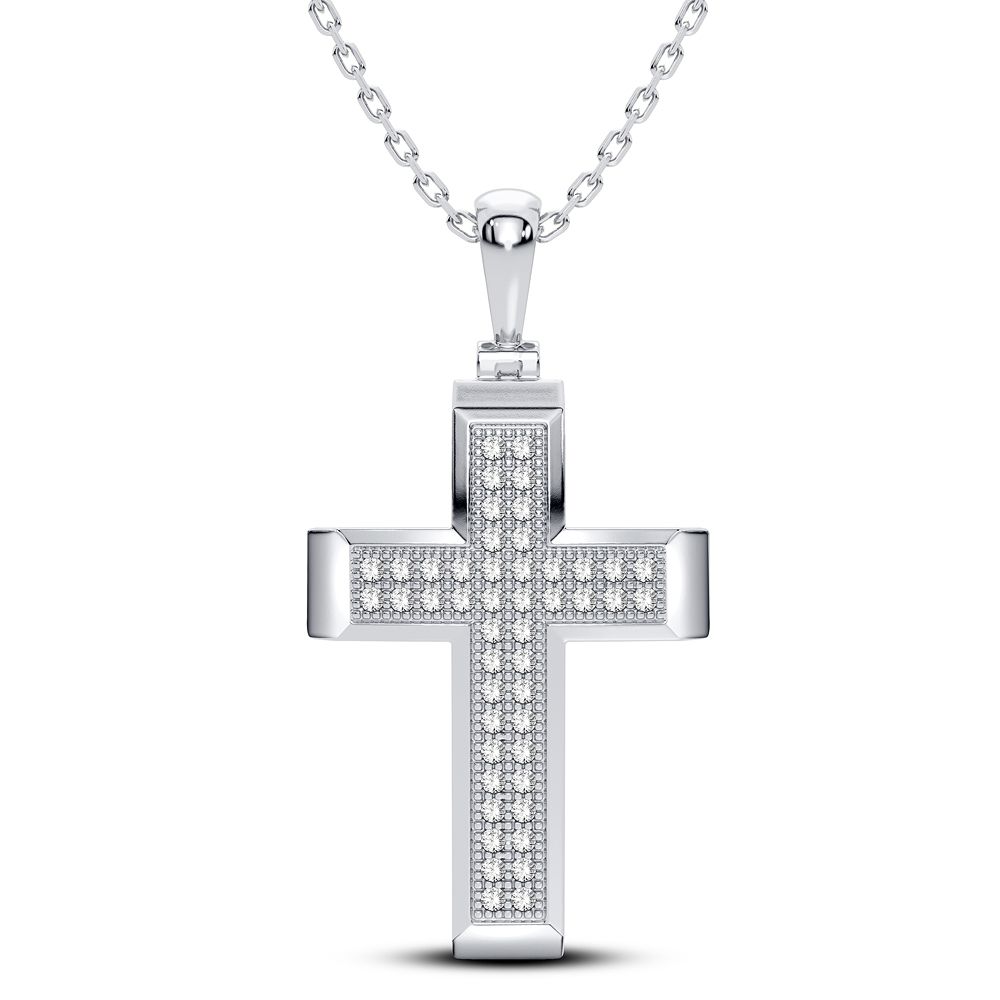 37417_1.jpg 14K 0.15CT Diamond Pendant - Image 1