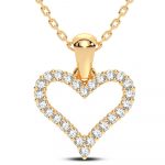 10K 0.16CT Diamond Pendant