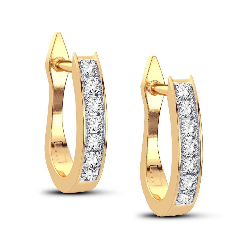 38062_1-1.jpg 10K 0.06CT Diamond Earring - Image 1
