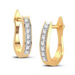 14K 0.06CT Diamond Earring - Image 2